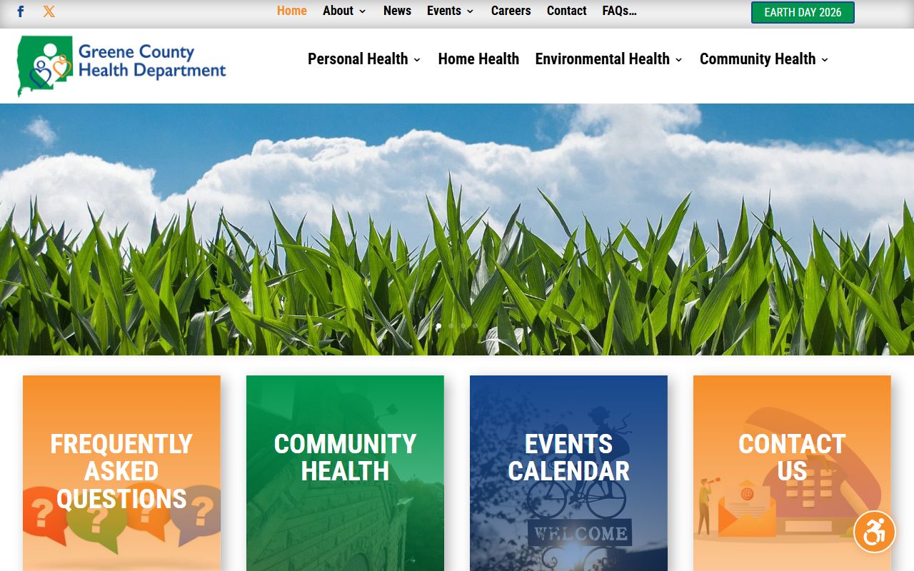 Greene County Public Health vital statistics page for Beavercreek obituary records