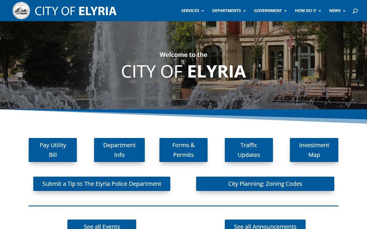 Elyria Ohio obituary and death record resources