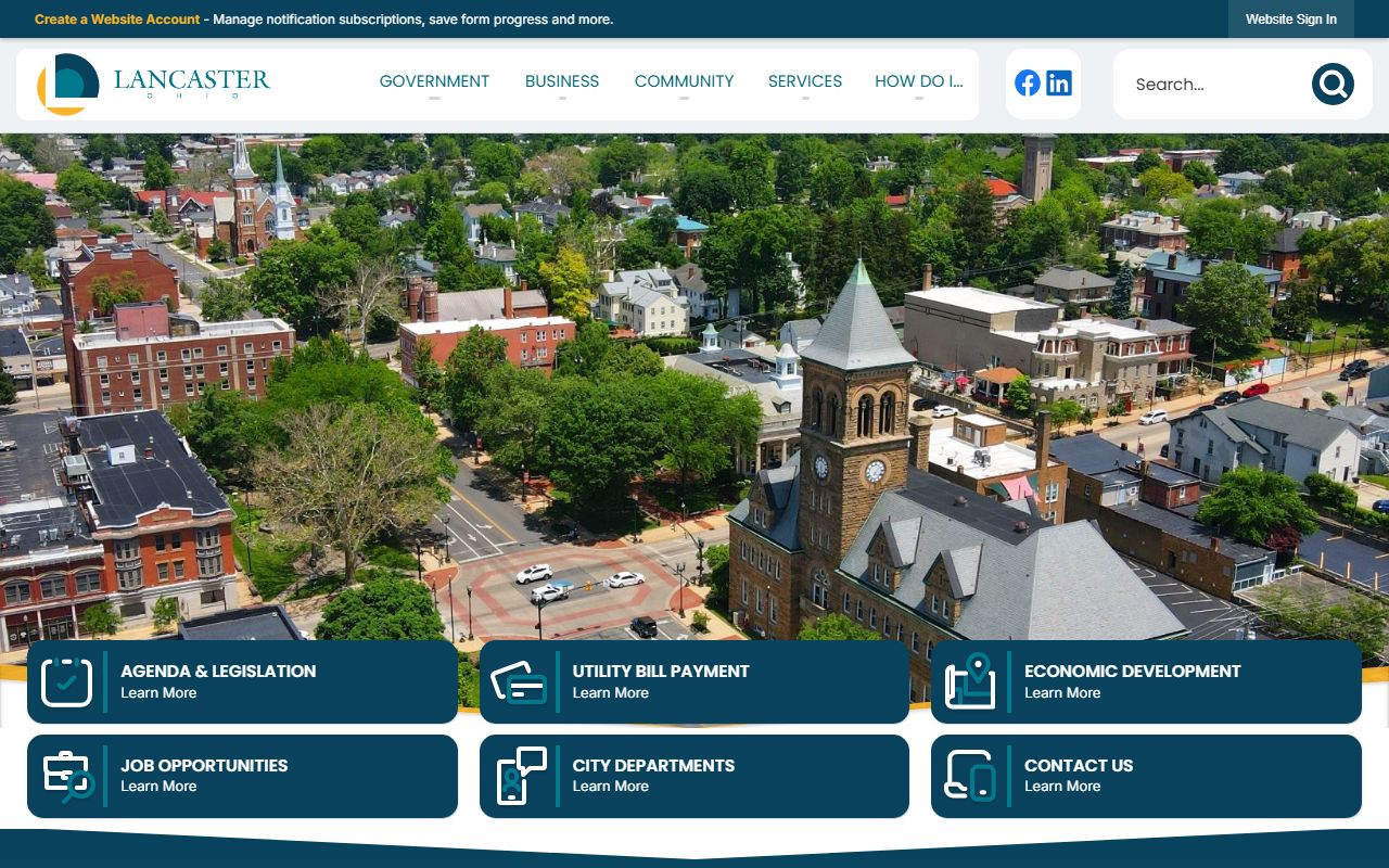 Lancaster Ohio obituary death records city resources