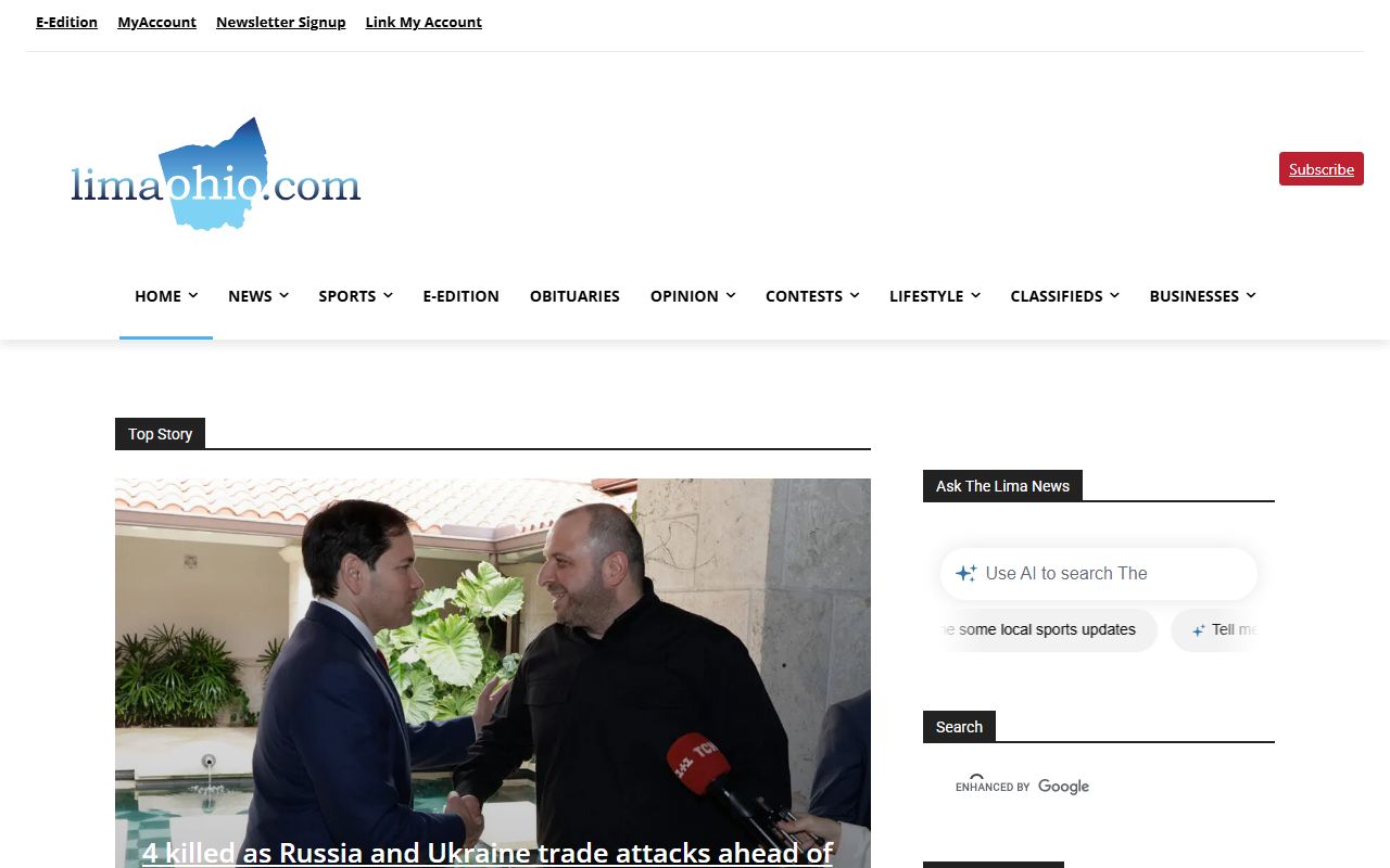 Lima Ohio obituary death records search resources