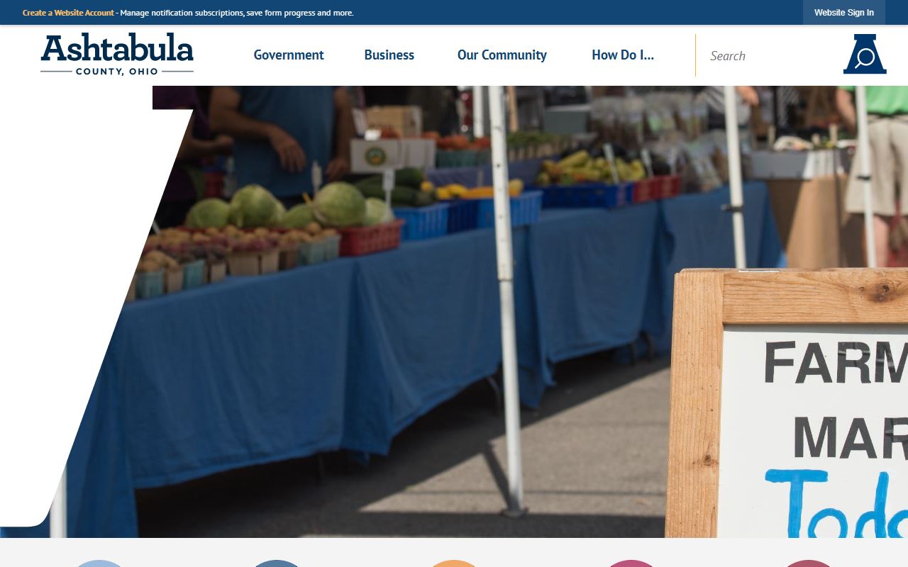 Ashtabula County obituary death records county government website