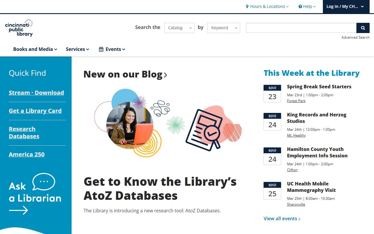 Hamilton County obituary death records Cincinnati public library genealogy collections