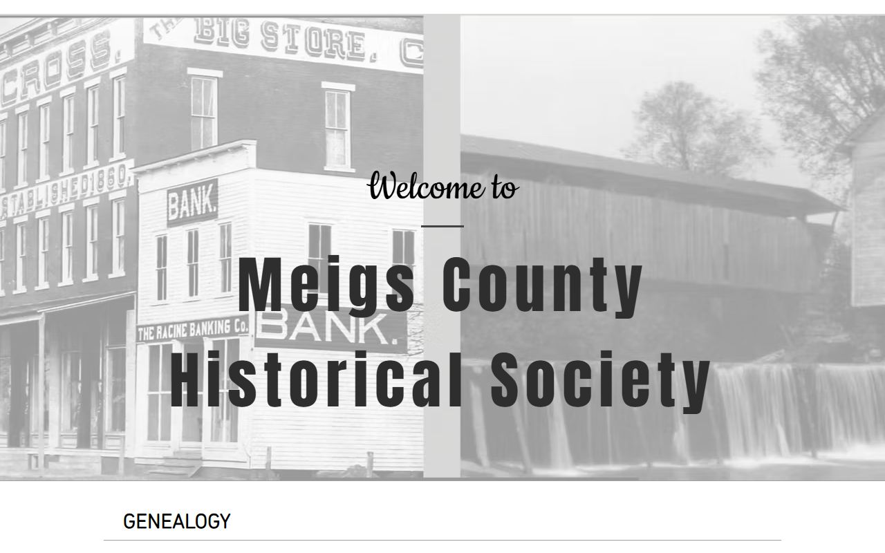 Meigs County obituary death records historical society genealogy page