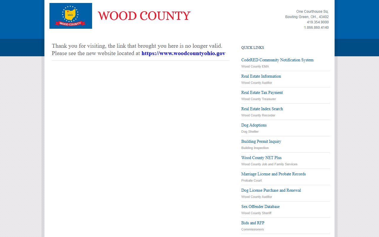 Wood County obituary death records government website